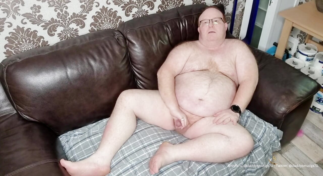 Daddy Cums on Couch