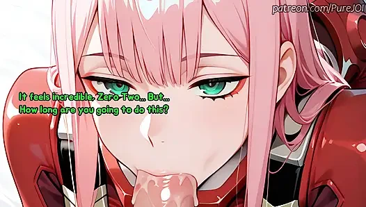 Zero Two хочет решить плохую проблему подключения с горячим сексом (JOI)