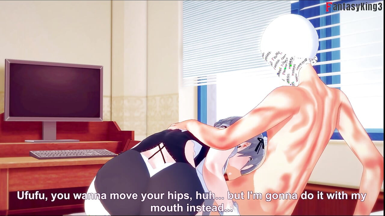 Rita Rossweisse als sexy Maid beim Deepthroat – Honkai Impact
