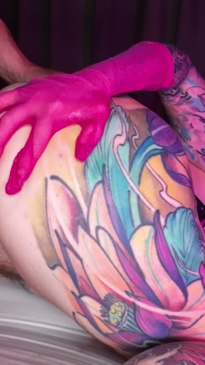 British Pink Haired Aheago Punk Piggymouth Gets Anal Fucked and Opened Up! (Prolapse) !! | Clip 3