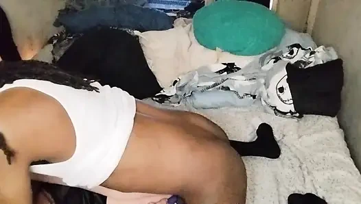 Sexy man comes into my house.