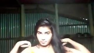 Bangladeshi Village Girl With Big Boobies Gets Naked And Starts Fingering