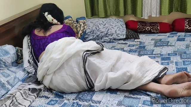 Husband caught sexy desi mallu wife in saree masturbating and giving her back shot