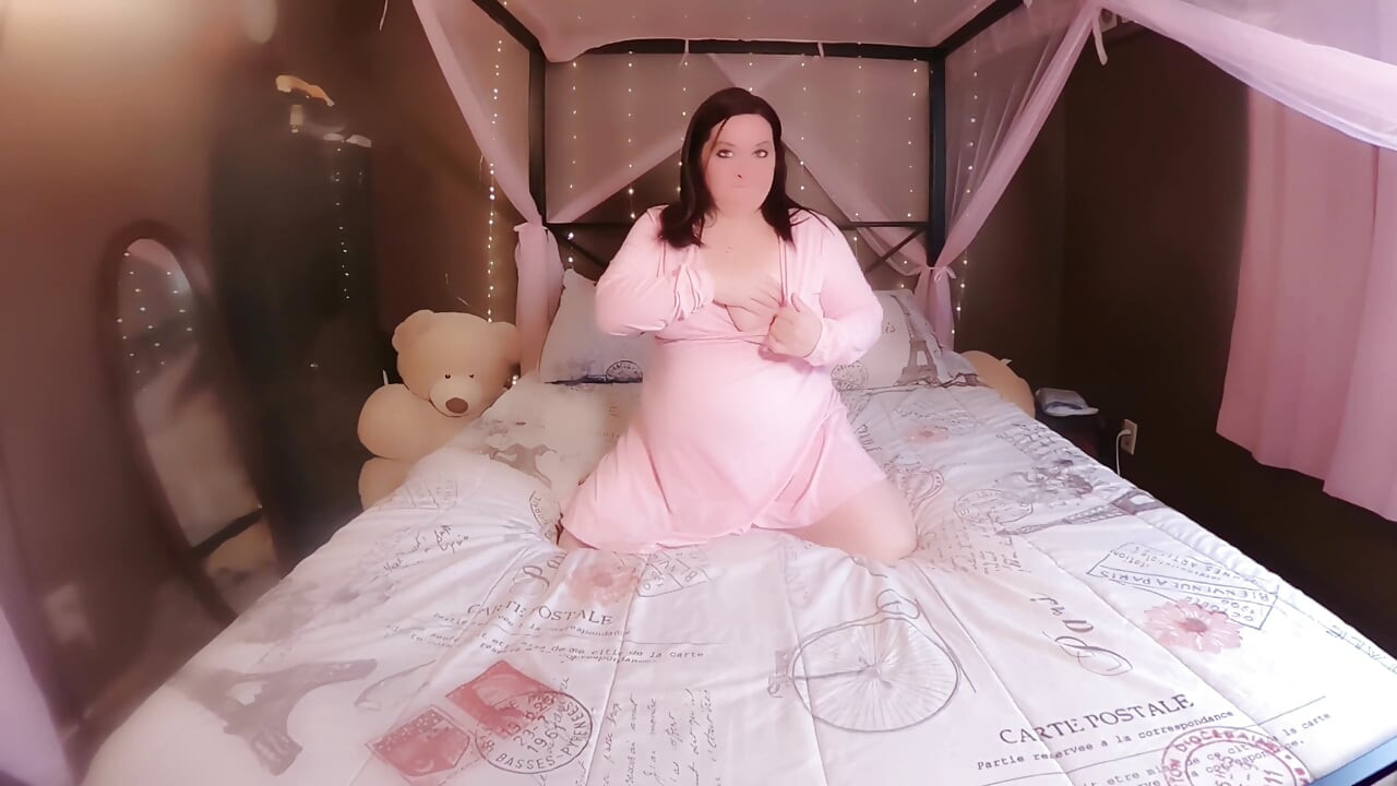 Sexy BBW Horny in Pink Remaster