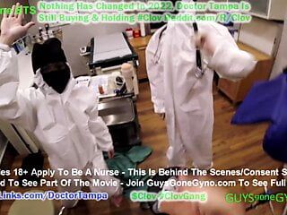 Sperma-extractie #2 op dokter Tampa, genomen door niet-binaire medische perverselingen naar "de spermakliniek"! volledige film guysgonegynocom