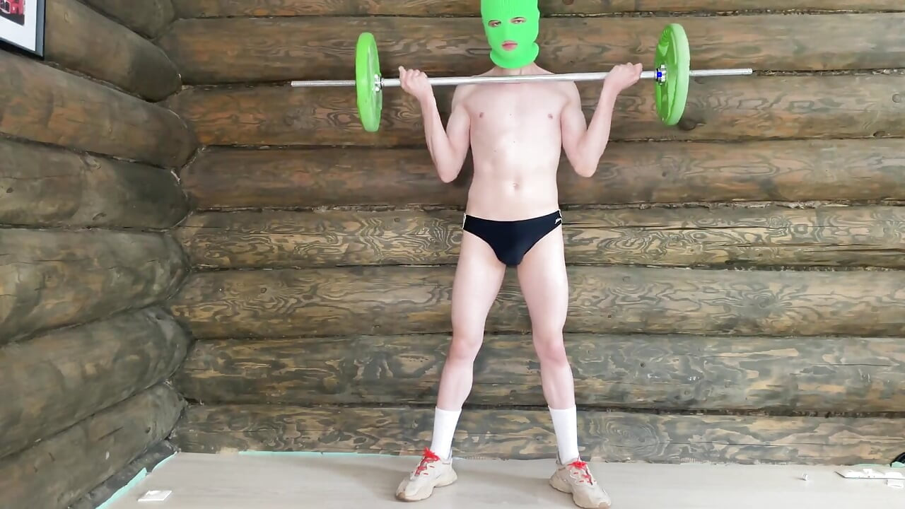 The Sexy Guy Works Out