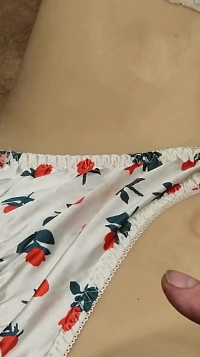 Cherry satin lingerie is so sexy! | Clip 2