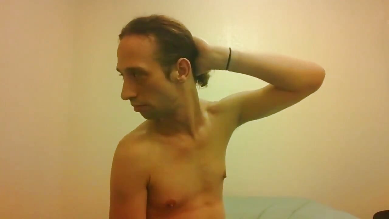 Topless Transgirl Moving Her Ears Handsfree