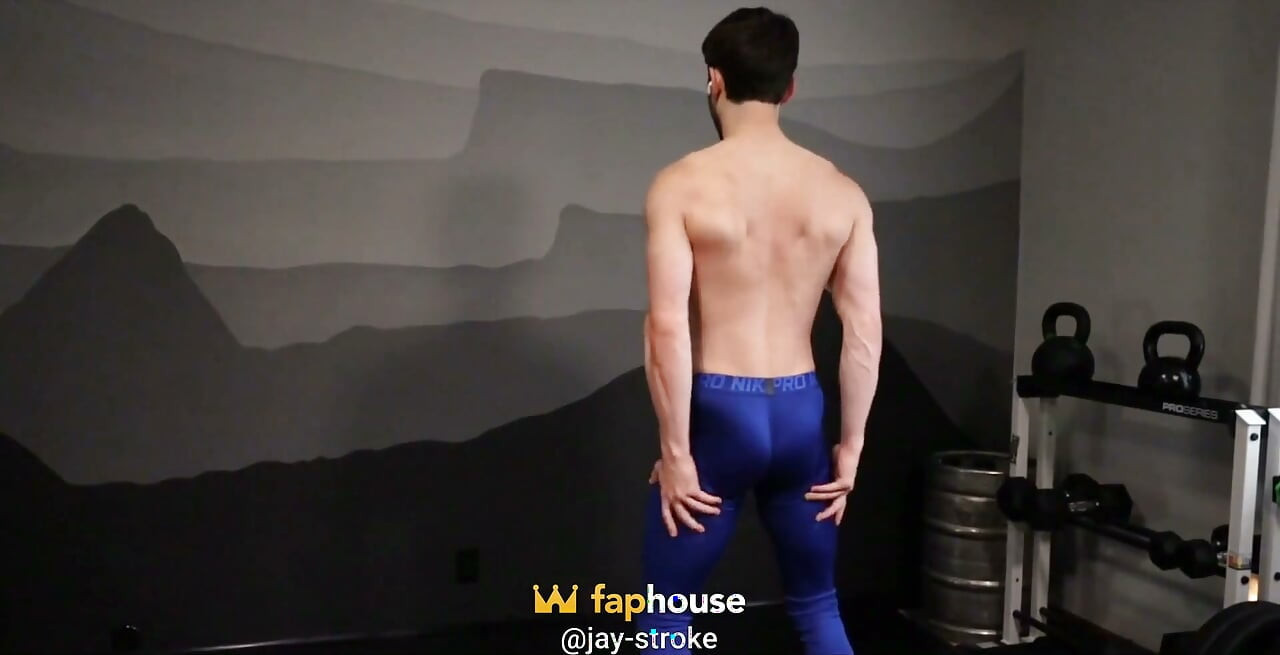 Post Workout Strip and Flex and Show off Then Get off!!