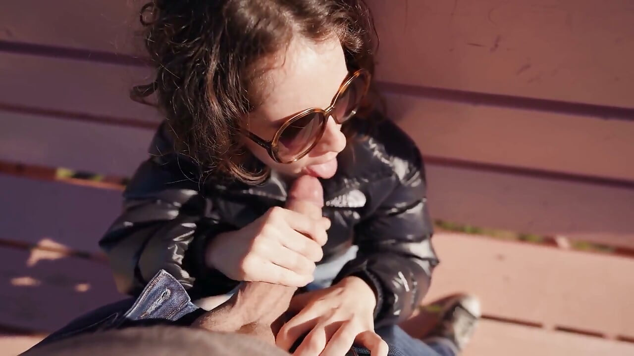 Caught Havin Hard Doggystyle Sex on a Big Bench