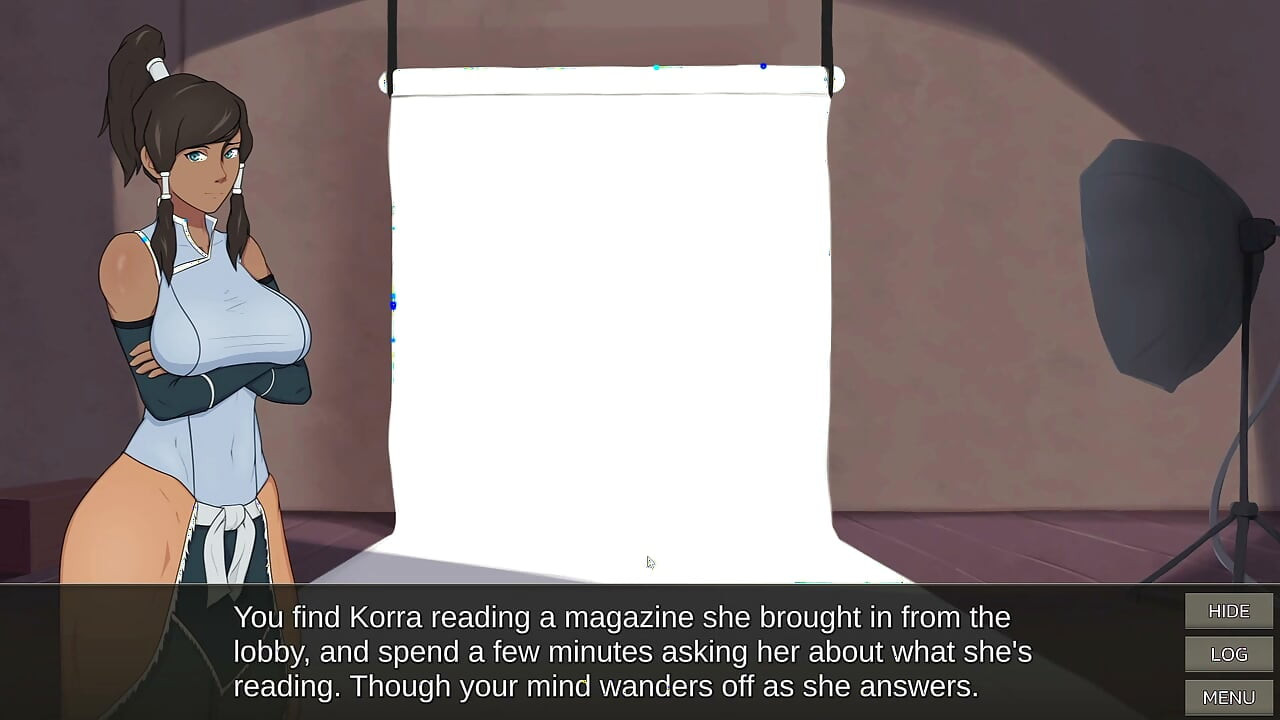 Korra's new Model job - Cummy Bender part 1