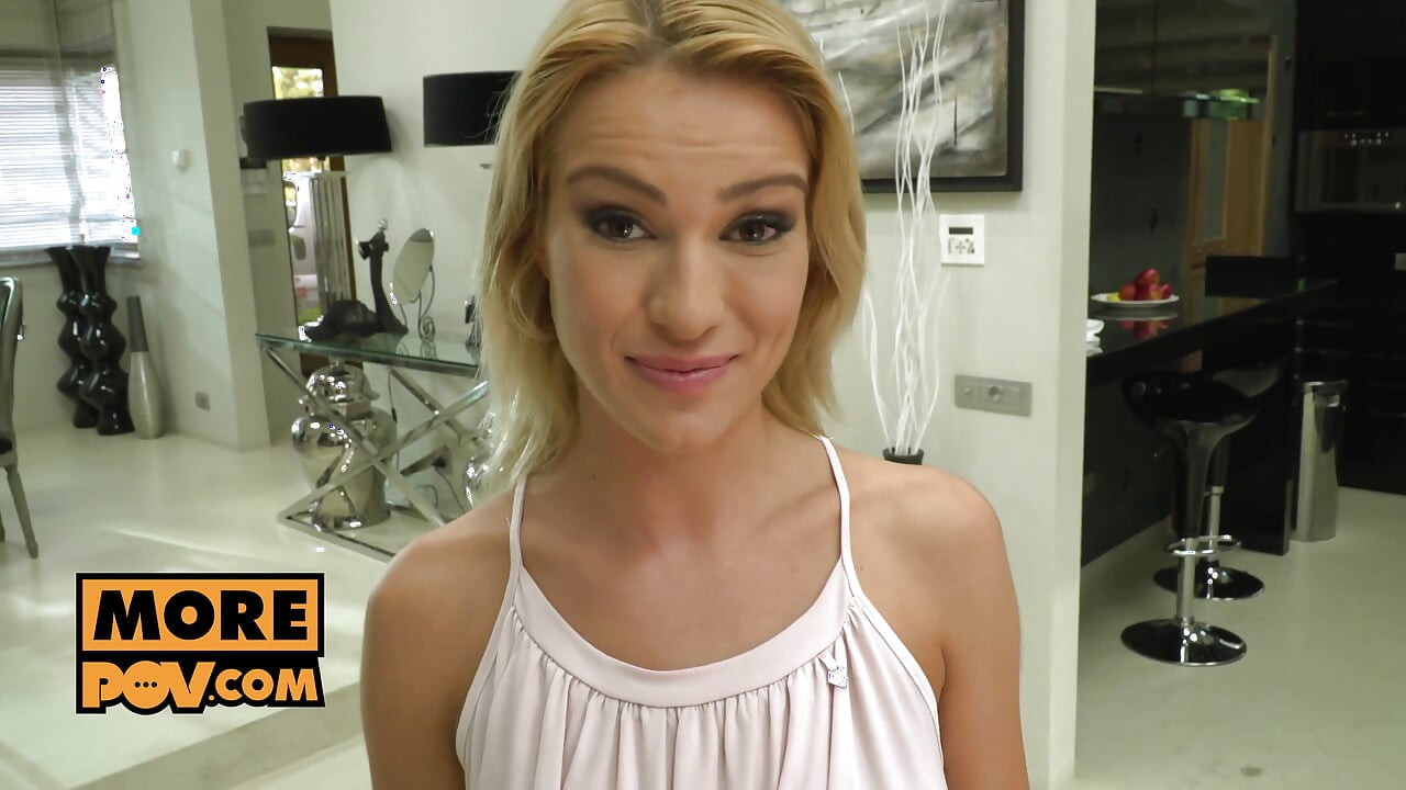 POV - Horny cougar cum slut Cherry Kiss fucks you hard and fast