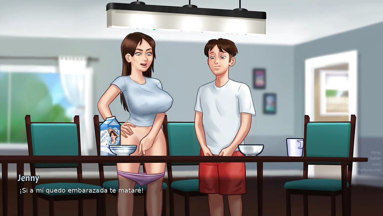 fast fucking my stepsister without anyone seeing us -Summertime saga