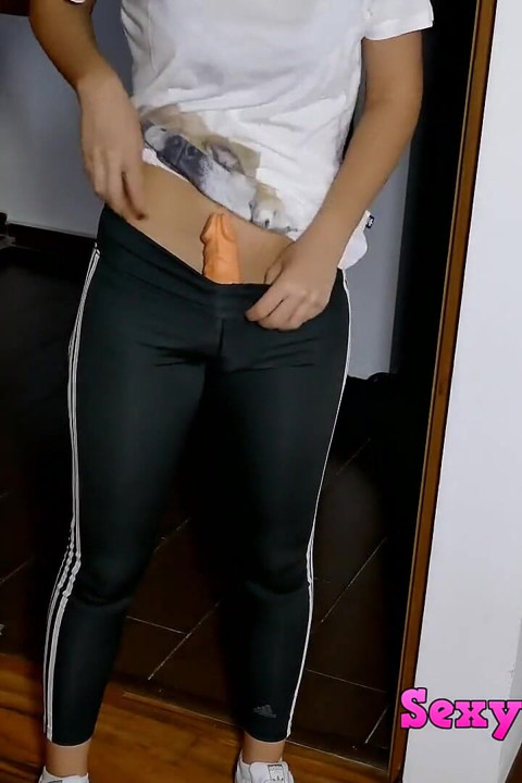 Masturbating next to Daniela
