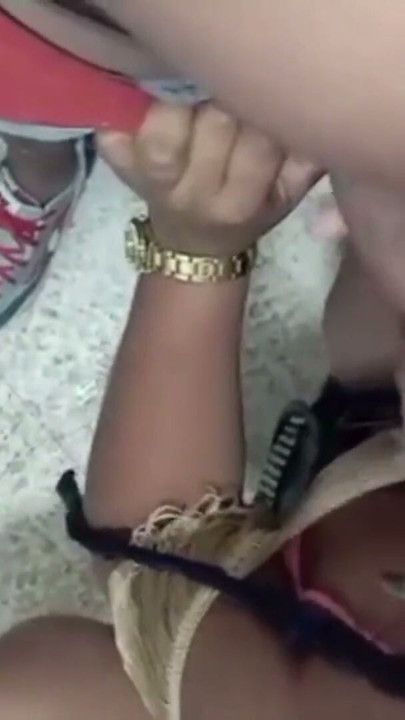 Blowjob at the bank teller, outdoor public flashing | Clip 2
