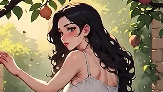 Waifu garden lady pOV - höschen bei penetration & bank nahaufnahme ficken (vorschau)