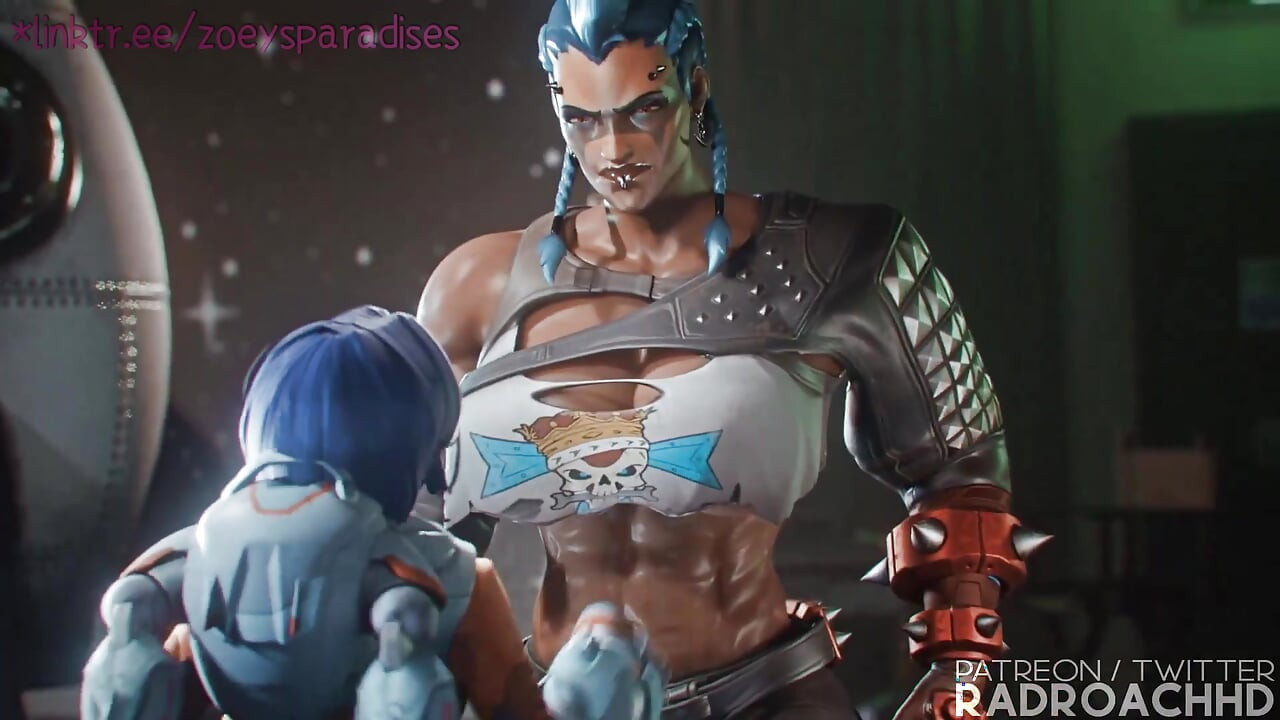 3D Overwatch Futanari