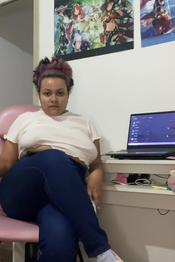 Stepmother Farting on Chair to Make Stepson Cum