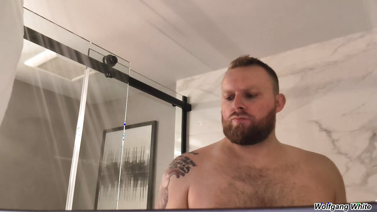Shower With Your Stepdad - Wet Taboo Roleplay - Thick Cumshot On You Bottom POV - Wolfgang White