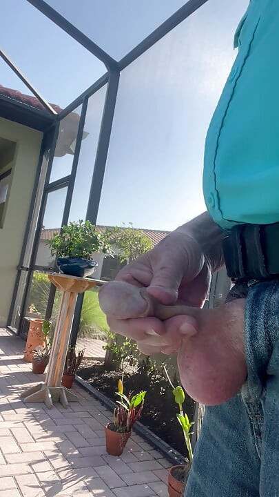 Exposing Myself To The Neighbors