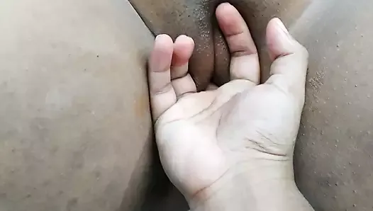 Neighbor boy fingered Indonesian aunty's vagina to arouse her sexually before fucking her