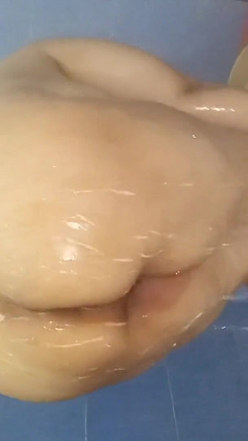 Powerful moment from "GORGEOUS BBW DESI SEXY CHUBBY BHABHI NETU NUDE BATHING WITH HOT WATER SHOWER"