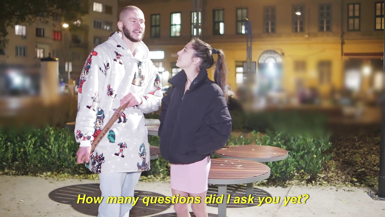 "CUM INSIDE ME!" - Petite Italiana Eva Generosi Picked Up In Public For Pussy Creampie