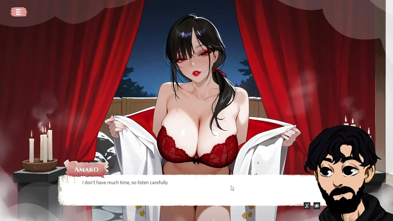 Fete monstru onsen, suntem transportați într-o lume plină de Yokais, compilație de scenă partea 1