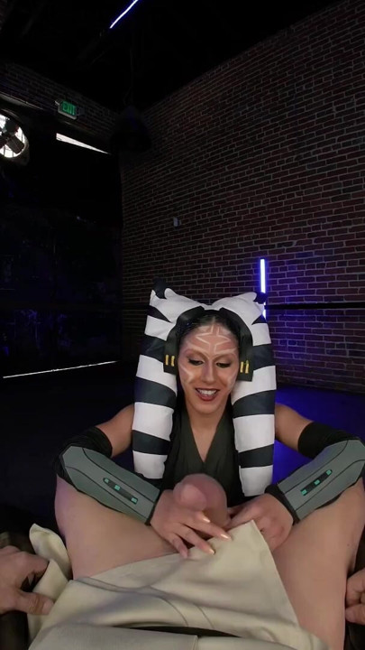 VR Conk: Ahsoka From Star Wars Blows And Rides Anakin's Huge Cock In Cosplay Parody pt.2 | Clip 1