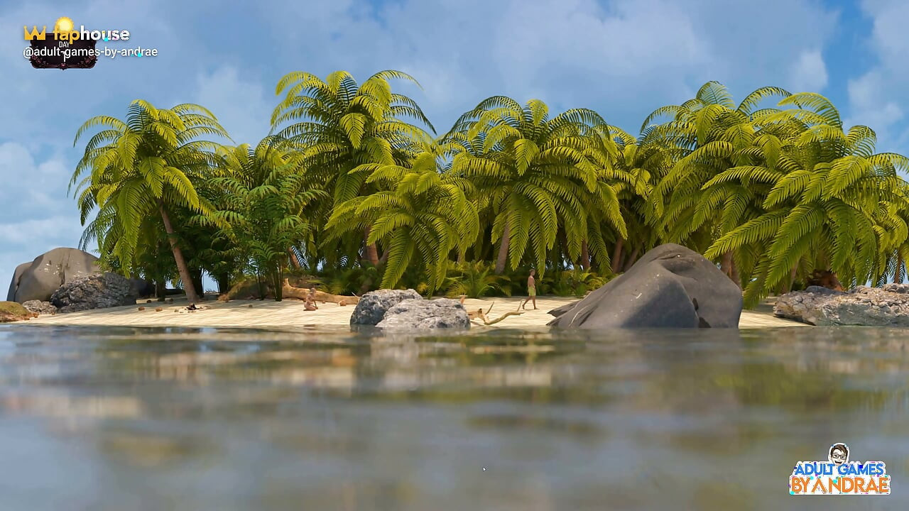 Stranded & Naked Gameplay Part 1 - Brian and Megan's Island Survival