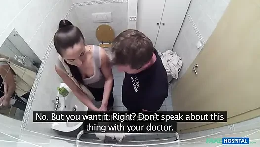 Fake Hospital - Dirty MILF Nympho Valentina Ross Gets Fucked While Her Husband Waits