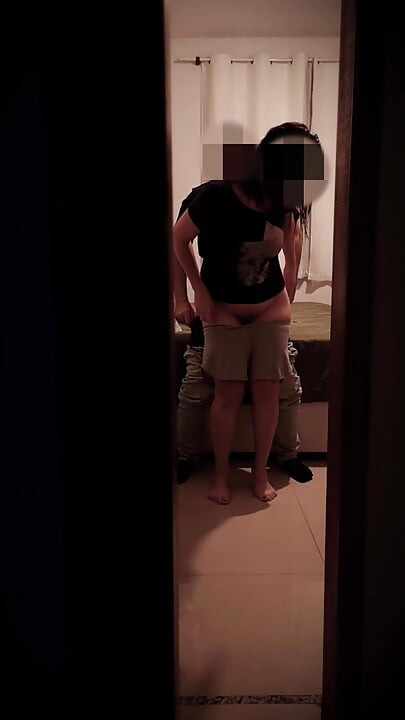 Doing dirty things secretly. Quickly so no one sees!