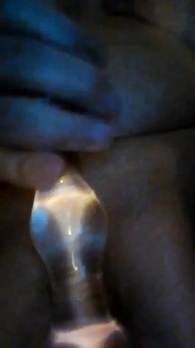 I fuck myself