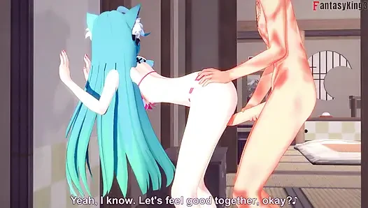Mint sex in her bikini - Neverness to everness (NTE)