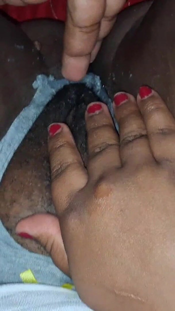 Key moment from "Pastor cums in married believer's pussy and cuckold smears himself with fresh cum"