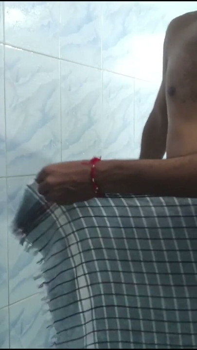 Taking bath with underwear | Clip 1
