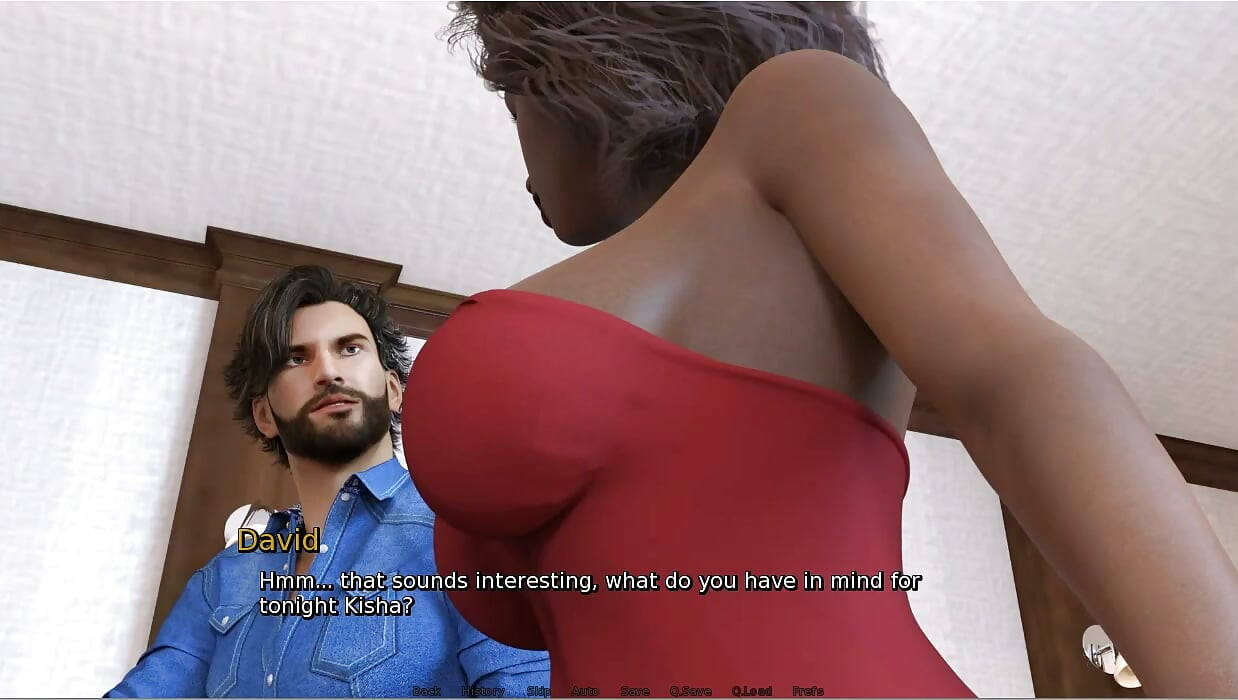 Laura Lustful Secret - часть 2 - геймплей - ролевая игра - сексуальная женщина в баре с ее мини-платьем