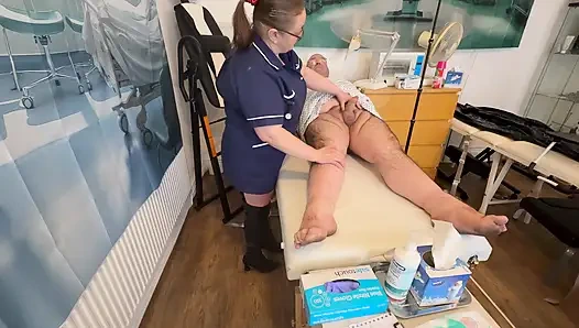 Part 1: Mr Hughes goes to see Cockologist Matron Satana to help his tiny penis!