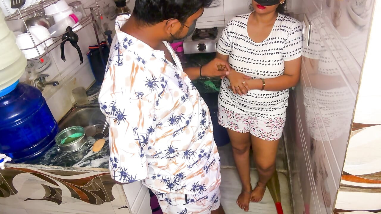 Angry Desi Maid Gets Fucked Hard by Boss in Kitchen Intense Kitchen Sex
