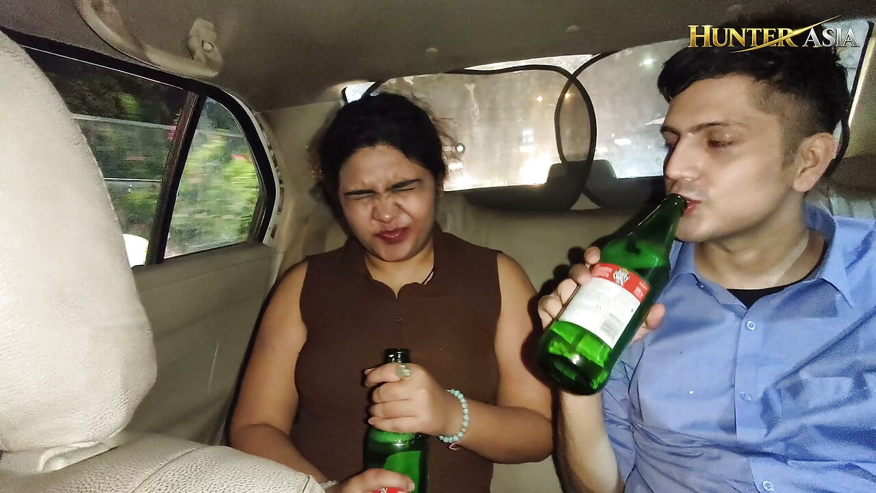 Party Sex with Indian MILF in Car
