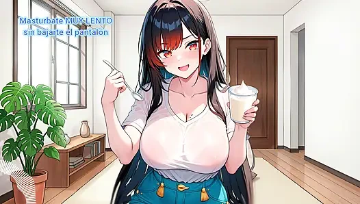 Spanisches audio WICHsanleitung CEI Hentai - Machen Sie einen Joghurt und folgen Sie meinen Anweisungen.