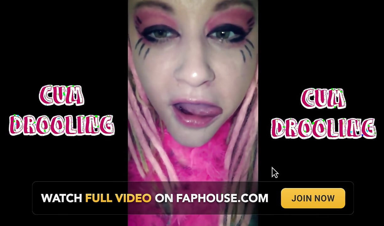 Sæd savler med udvidede slubrende lyde