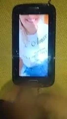 Cum tribute for hot blonde