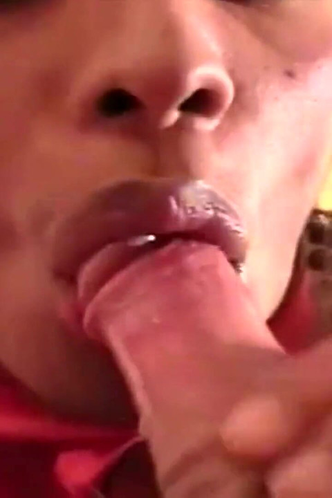 Thai Tranny Blows and Jerks off Until She Cums.