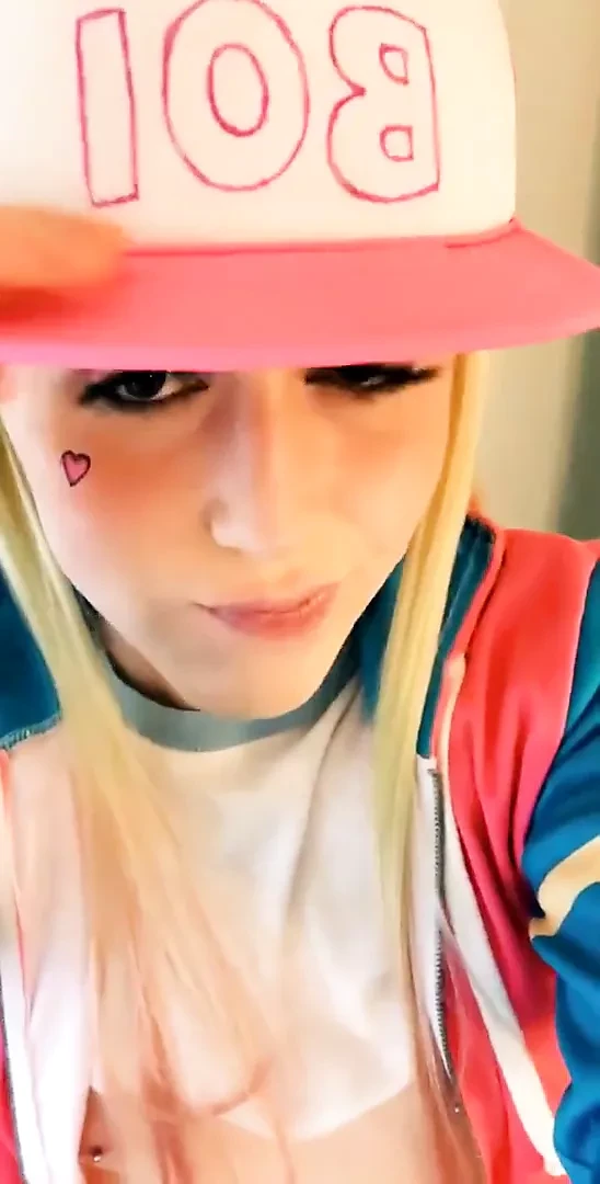 Cute girl shows off her assets