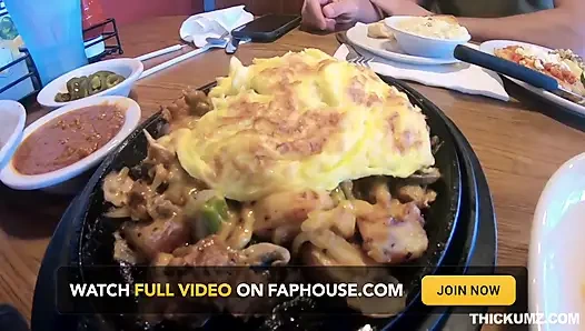 Thickumz - Alex Coal gets a load of cum on her ass