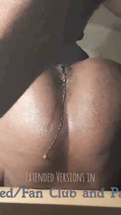 Creampie Bubble Butt Legs Up | Clip 1
