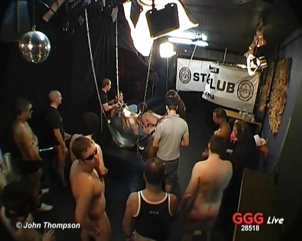 Ggg - Blonde Babe Gangbanged Live on Stage