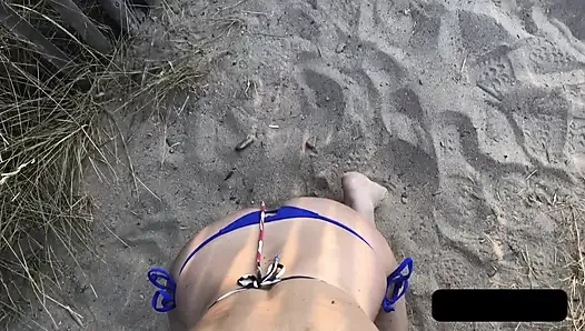 My Wife Luna Vacation Sex: Morning Beach Blowjob and Hardcore Anal