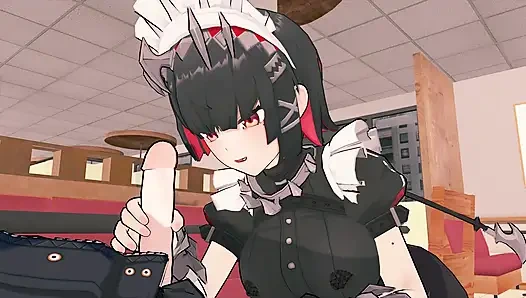 =Zensiz bölge sıfır= Ellen Joe x Wise: McDonald's'ta riskli halka açık seks (4k)